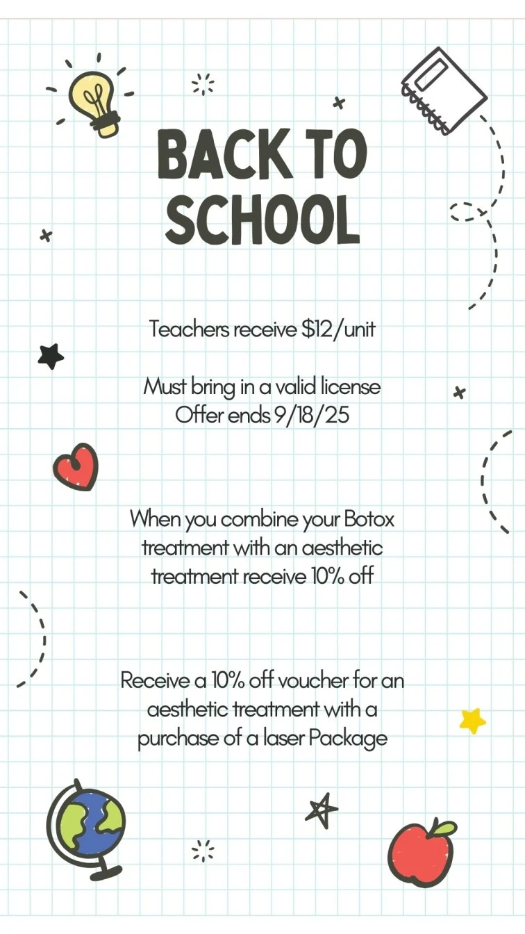 September specials | Back to school