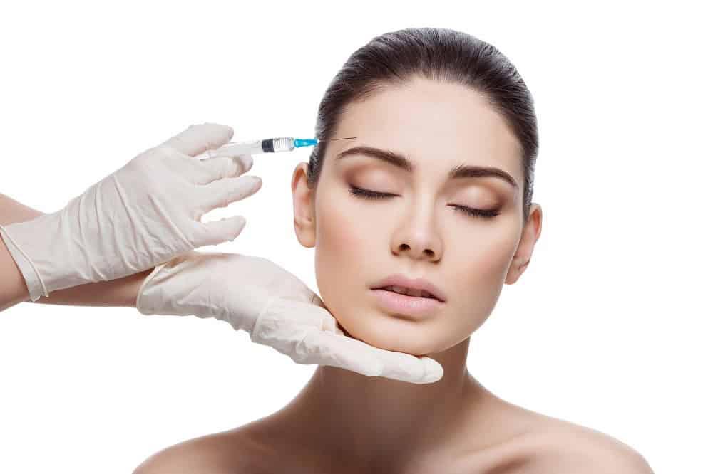 Woman gets collagen injection in Northborough, MA